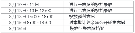 高职高专投档计划表 高职高专投档计划表
