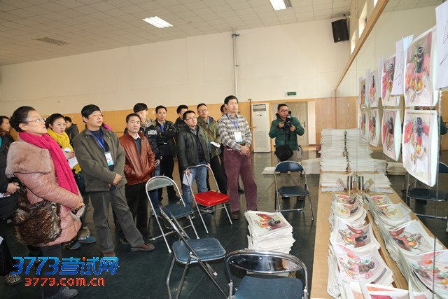 2013年我省普通高校美术类专业统考评卷工作有序进行