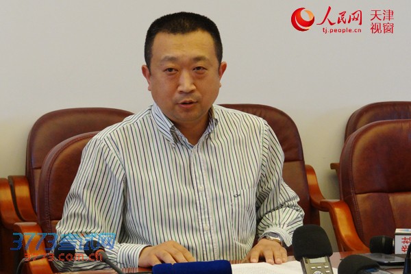 天津市教委小教处处长郭鑫勇解读(耿昌怀摄)